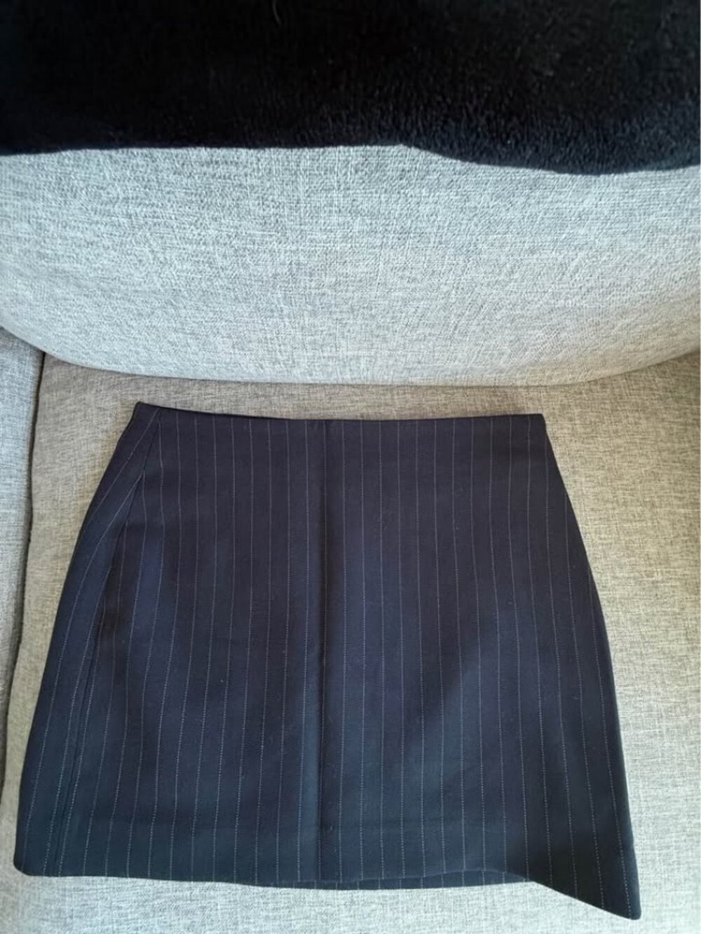 Striped mini skirt
